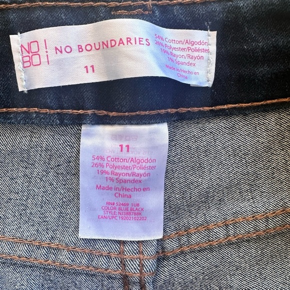 No Boundaries Blue Skinny Jeans High-Waisted - Picture 4 of 9